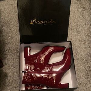 Red Women's Ankle Boots